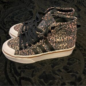 Adidas Orginals Nizza Platform Mid Leopard